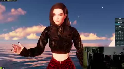 Snapshot of little_doll25 chatting on 01.23.25 Succubus Blue online show from 01.23.25