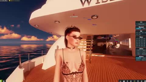 Snapshot of little_doll25 chatting on 01.30.25 Succubus Blue online show from 01.30.25