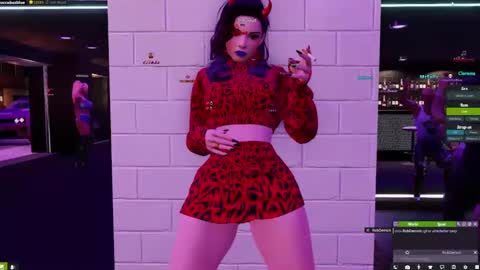 Snapshot of little_doll25 chatting on 02.05.25 Succubus Blue online show from 02.05.25