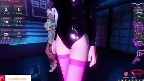 Snapshot of little_doll25 chatting on 02.14.25 Succubus Blue online show from 02.14.25