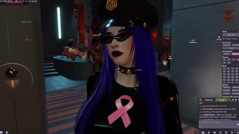 Snapshot of little_doll25 chatting on 10.30.25 Succubus Blue online show from 10.30.25