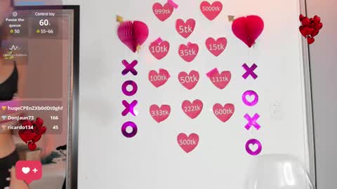 Snapshot of lyxi_ chatting on 02.14.25 Lyxi online show from 02.14.25