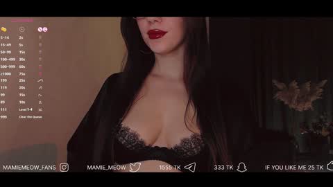 Snapshot of mamiemeow chatting on 01.22.25 Your Miss Alice online show from 01.22.25