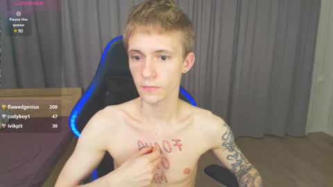 Snapshot of max_gen chatting on 02.09.25 Max Gen with tats 24years  And Ethan without tats 20 years online show from 02.09.25