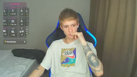 Snapshot of max_gen chatting on 02.18.25 Max Gen with tats 24years  And Ethan without tats 20 years online show from 02.18.25