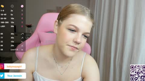 Snapshot of maya_blonde18 chatting on 12.05.24 Maya online show from 12.05.24