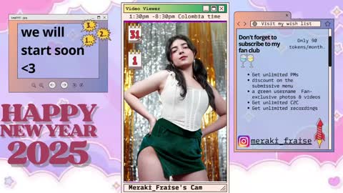 Snapshot of meraki_fraise chatting on 01.01.25 online show from 01.01.25