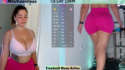 Snapshot of milavalentinax chatting on 09.23.25 Mila Valentina online show from 09.23.25