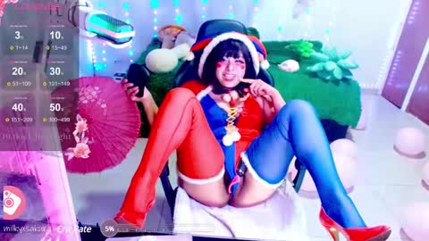 Snapshot of milkysakura chatting on 02.13.25 Abby Lilia online show from 02.13.25