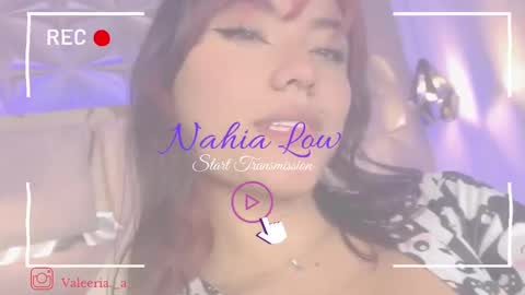 Snapshot of nahia_low chatting on 02.25.25 Valeria online show from 02.25.25