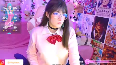 Snapshot of nixy_sama chatting on 02.24.25 Nixy Sama online show from 02.24.25