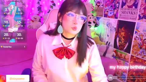 Snapshot of nixy_sama chatting on 02.27.25 Nixy Sama online show from 02.27.25