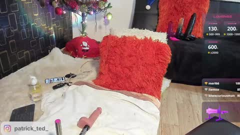 Snapshot of patrickted chatting on 12.29.24 patrick ted online show from 12.29.24