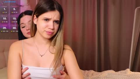 Lora black  and Lili blonde welcome you here online show from 01.16.25