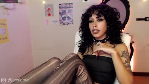 Snapshot of posigore chatting on 12.17.24 Anna Goth independient model online show from 12.17.24