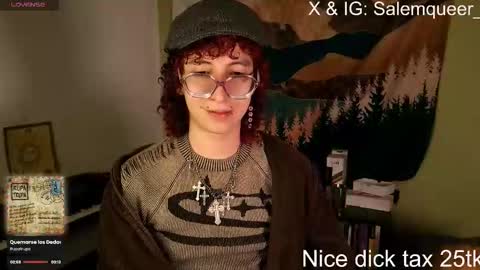 Snapshot of salemqueer_ chatting on 09.10.25 Sam online show from 09.10.25