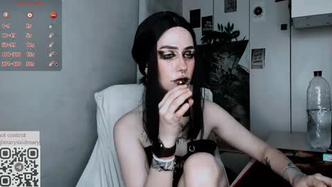 Snapshot of say_mary chatting on 09.10.25 pronoun she. name Mary. age 21. online show from 09.10.25