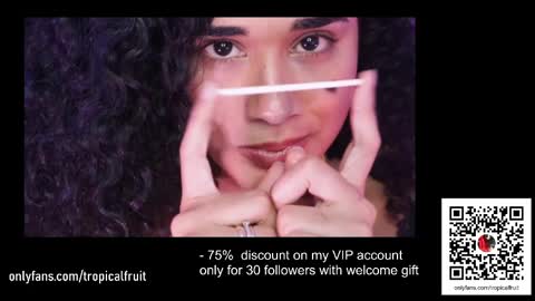Snapshot of soytropicalfruit chatting on 03.01.25 You want to talk to me more personal follow me in My Channel VIP 50 the discount online show from 03.01.25