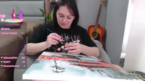 Snapshot of stacy_davise chatting on 03.07.25 STACY online show from 03.07.25
