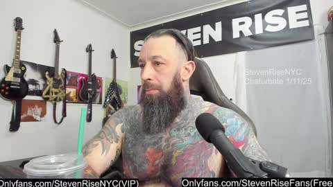 Snapshot of stevenrisenyc chatting on 01.11.25 StevenRiseNYC online show from 01.11.25