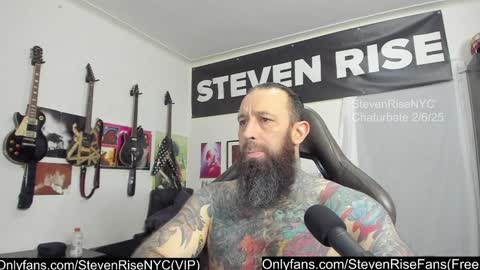 Snapshot of stevenrisenyc chatting on 02.07.25 StevenRiseNYC online show from 02.07.25