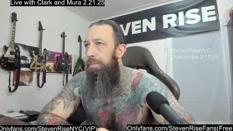 Snapshot of stevenrisenyc chatting on 02.17.25 StevenRiseNYC online show from 02.17.25
