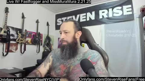 Snapshot of stevenrisenyc chatting on 02.17.25 StevenRiseNYC online show from 02.17.25
