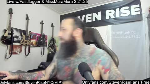Snapshot of stevenrisenyc chatting on 02.19.25 StevenRiseNYC online show from 02.19.25