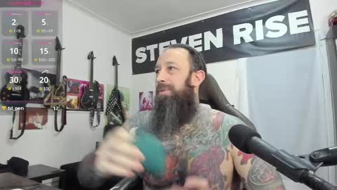 Snapshot of stevenrisenyc chatting on 02.24.25 StevenRiseNYC online show from 02.24.25