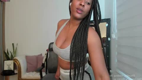 Snapshot of sweer_oshun chatting on 12.10.24 Evangeline online show from 12.10.24