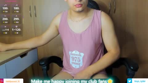 Snapshot of teddy_cowboy chatting on 03.10.25 Follow me on Twitter boys ryder and instagram teddyscoot 12 online show from 03.10.25