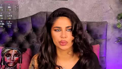 Snapshot of the_arabian_princess chatting on 02.14.25 Aisha online show from 02.14.25