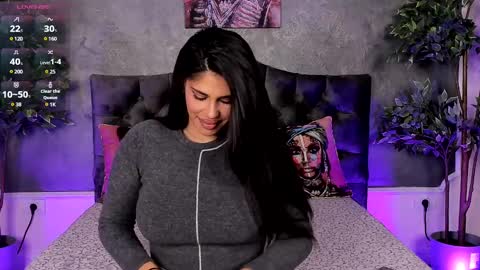 Snapshot of the_arabian_princess chatting on 02.22.25 Aisha online show from 02.22.25