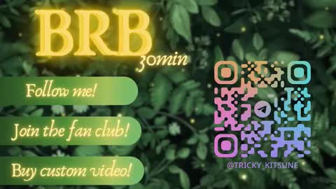 Snapshot of trickykitsune chatting on 10.13.25 trickykitsune online show from 10.13.25