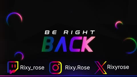 RixyRose online show from 09.22.25