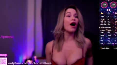 Snapshot of victoriahillova chatting on 12.18.24 Victoria Hillova online show from 12.18.24