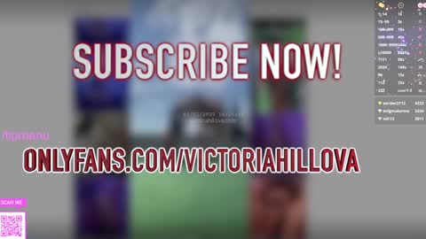 Snapshot of victoriahillova chatting on 01.03.25 Victoria Hillova online show from 01.03.25