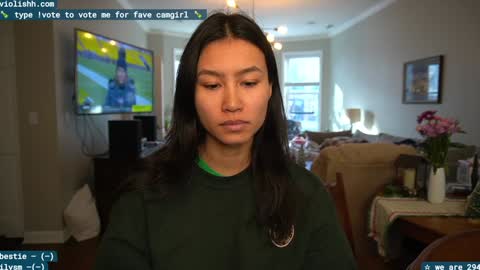 Snapshot of violishh chatting on 01.04.25 follow me on twitter violishh and ig violishh online show from 01.04.25