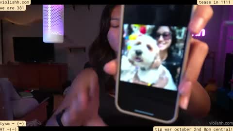 Snapshot of violishh chatting on 09.30.25 follow me on twitter violishh and ig violishh online show from 09.30.25