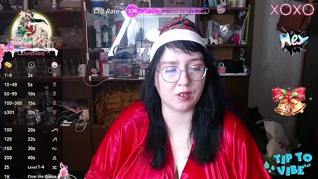 Snapshot of LeonaHarrison chatting on 12.25.24 LeonaHarrison online show from 12.25.24
