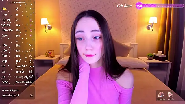 Snapshot of Lexi_Split chatting on 02.08.25 Lexi Split online show from 02.08.25