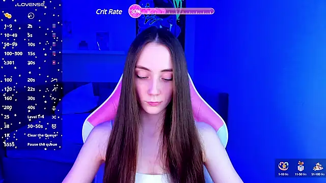 Snapshot of Lexi_Split chatting on 03.22.25 Lexi Split online show from 03.22.25