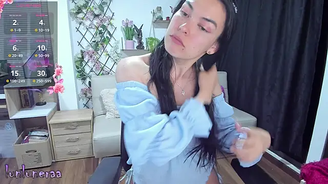 Snapshot of Lunlunera chatting on 02.19.25 Lunlunera online show from 02.19.25