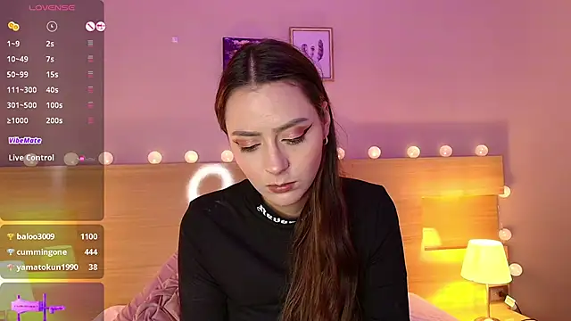 Snapshot of Keidancee chatting on 02.19.25 Keidancee online show from 02.19.25