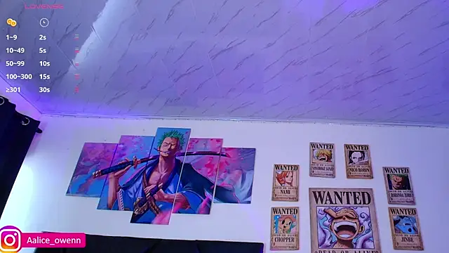 Aliceowenn online show from 11.21.25