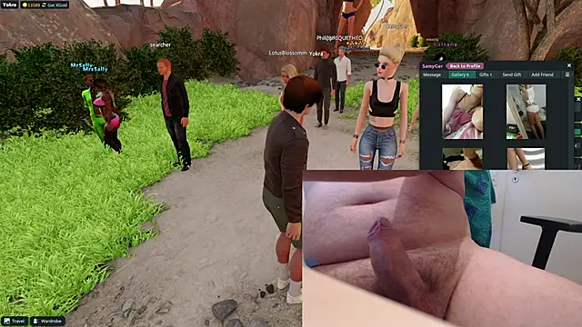 Snapshot of Yokra chatting on 11.17.25 Yokra online show from 11.17.25