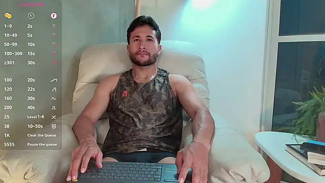 Snapshot of Valentinoford chatting on 01.18.25 Valentinoford online show from 01.18.25