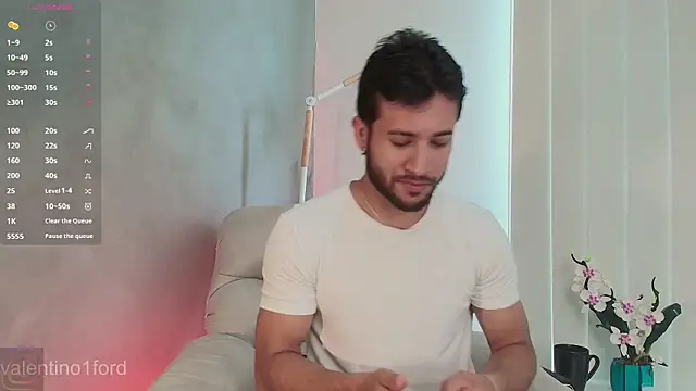 Snapshot of Valentinoford chatting on 01.31.25 Valentinoford online show from 01.31.25