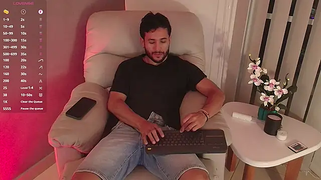 Snapshot of Valentinoford chatting on 02.22.25 Valentinoford online show from 02.22.25