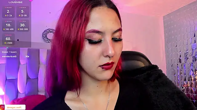 Snapshot of Megan_wolf1_ chatting on 01.31.25 Megan wolf1  online show from 01.31.25